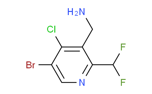 AM127843 | 1804686-75-6 | 3-(Aminomethyl)-5-bromo-4-chloro-2-(difluoromethyl)pyridine