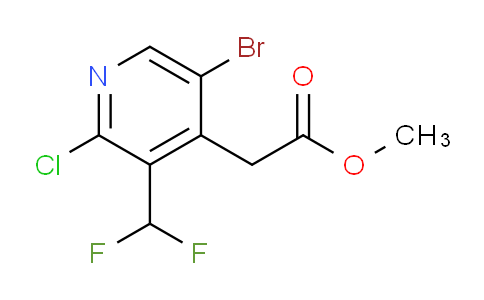 Methyl 5-bromo-2-chloro-3-(difluoromethyl)pyridine-4-acetate