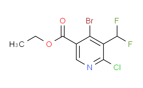 AM127856 | 1805233-38-8 | Ethyl 4-bromo-2-chloro-3-(difluoromethyl)pyridine-5-carboxylate