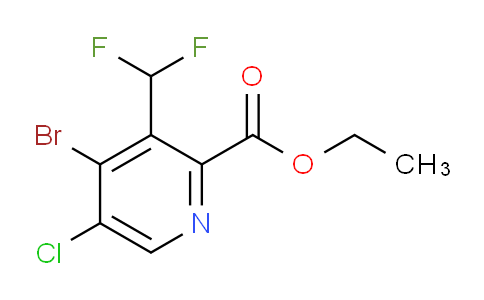 AM127860 | 1804912-76-2 | Ethyl 4-bromo-5-chloro-3-(difluoromethyl)pyridine-2-carboxylate
