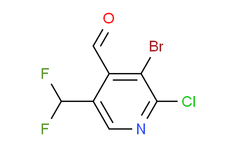 AM127862 | 1805339-89-2 | 3-Bromo-2-chloro-5-(difluoromethyl)pyridine-4-carboxaldehyde