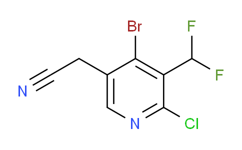 AM127865 | 1806033-76-0 | 4-Bromo-2-chloro-3-(difluoromethyl)pyridine-5-acetonitrile