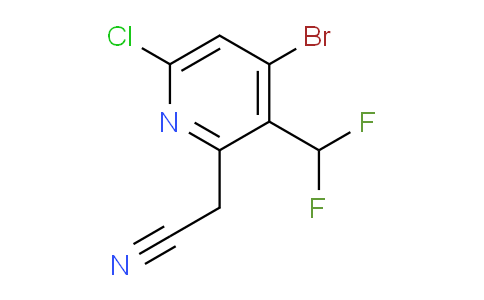 AM127868 | 1806033-79-3 | 4-Bromo-6-chloro-3-(difluoromethyl)pyridine-2-acetonitrile