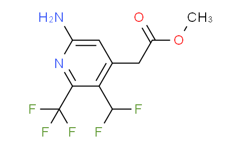 AM127876 | 1806930-96-0 | Methyl 6-amino-3-(difluoromethyl)-2-(trifluoromethyl)pyridine-4-acetate