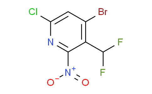 AM127883 | 1806974-42-4 | 4-Bromo-6-chloro-3-(difluoromethyl)-2-nitropyridine