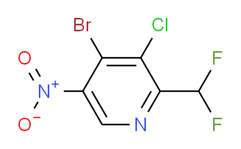 AM127884 | 1806910-03-1 | 4-Bromo-3-chloro-2-(difluoromethyl)-5-nitropyridine