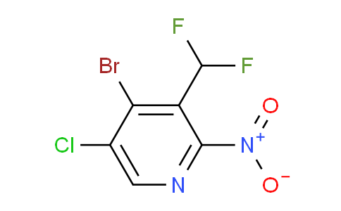 AM127888 | 1803689-84-0 | 4-Bromo-5-chloro-3-(difluoromethyl)-2-nitropyridine