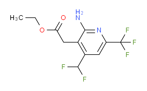 AM127891 | 1805156-11-9 | Ethyl 2-amino-4-(difluoromethyl)-6-(trifluoromethyl)pyridine-3-acetate