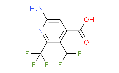 6-Amino-3-(difluoromethyl)-2-(trifluoromethyl)pyridine-4-carboxylic acid
