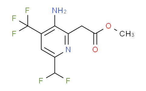 AM127899 | 1805155-97-8 | Methyl 3-amino-6-(difluoromethyl)-4-(trifluoromethyl)pyridine-2-acetate