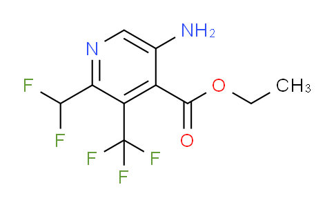 AM127904 | 1806839-29-1 | Ethyl 5-amino-2-(difluoromethyl)-3-(trifluoromethyl)pyridine-4-carboxylate