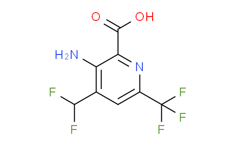 AM127909 | 1805335-82-3 | 3-Amino-4-(difluoromethyl)-6-(trifluoromethyl)pyridine-2-carboxylic acid