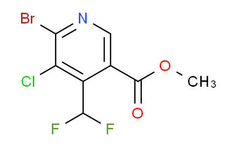 AM127913 | 1806969-70-9 | Methyl 2-bromo-3-chloro-4-(difluoromethyl)pyridine-5-carboxylate