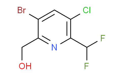 AM127920 | 1805339-84-7 | 3-Bromo-5-chloro-6-(difluoromethyl)pyridine-2-methanol