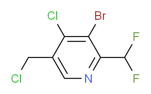 3-Bromo-4-chloro-5-(chloromethyl)-2-(difluoromethyl)pyridine