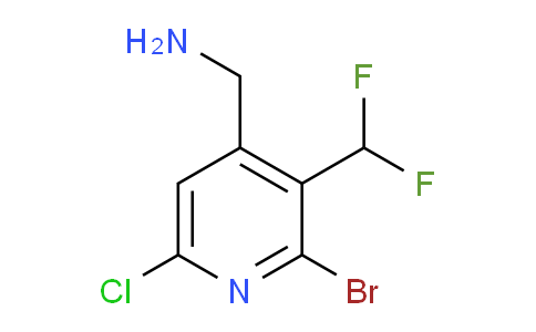 4-(Aminomethyl)-2-bromo-6-chloro-3-(difluoromethyl)pyridine