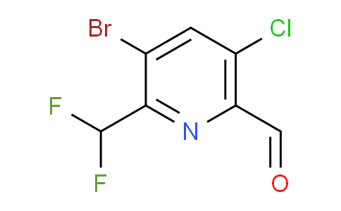 AM127949 | 1805034-15-4 | 3-Bromo-5-chloro-2-(difluoromethyl)pyridine-6-carboxaldehyde