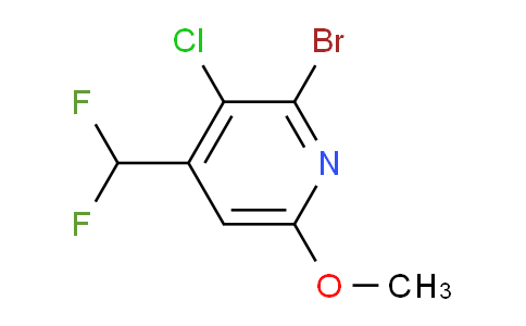 AM127951 | 1806972-81-5 | 2-Bromo-3-chloro-4-(difluoromethyl)-6-methoxypyridine