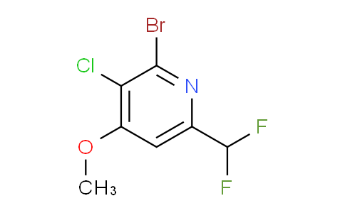 AM127952 | 1805383-69-0 | 2-Bromo-3-chloro-6-(difluoromethyl)-4-methoxypyridine