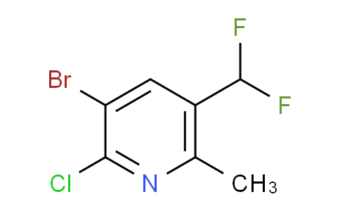 AM127953 | 1806908-22-4 | 3-Bromo-2-chloro-5-(difluoromethyl)-6-methylpyridine