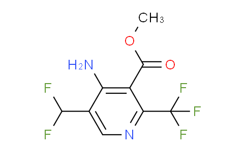 AM127956 | 1805345-62-3 | Methyl 4-amino-5-(difluoromethyl)-2-(trifluoromethyl)pyridine-3-carboxylate