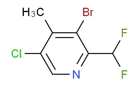 AM127957 | 1803689-14-6 | 3-Bromo-5-chloro-2-(difluoromethyl)-4-methylpyridine