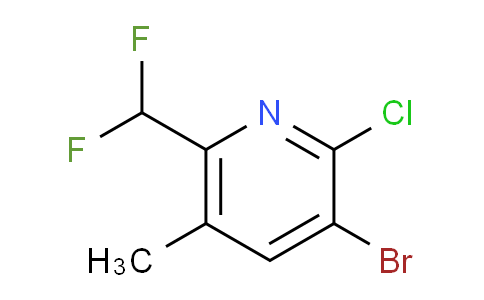AM127958 | 1804725-10-7 | 3-Bromo-2-chloro-6-(difluoromethyl)-5-methylpyridine