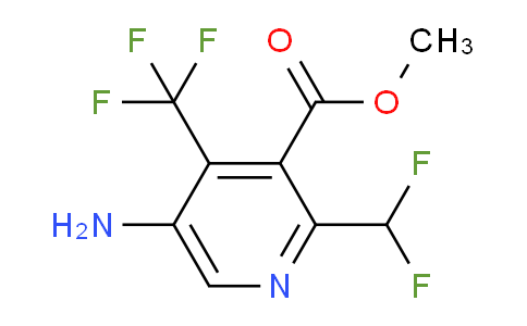 AM127960 | 1804457-60-0 | Methyl 5-amino-2-(difluoromethyl)-4-(trifluoromethyl)pyridine-3-carboxylate