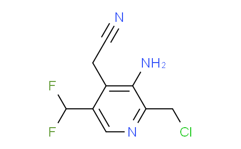 AM127962 | 1806798-10-6 | 3-Amino-2-(chloromethyl)-5-(difluoromethyl)pyridine-4-acetonitrile