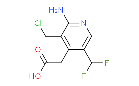 AM127974 | 1806820-58-5 | 2-Amino-3-(chloromethyl)-5-(difluoromethyl)pyridine-4-acetic acid
