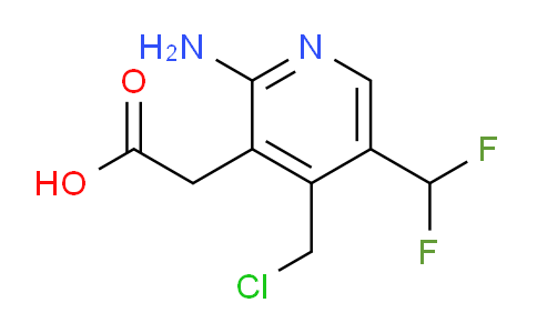 AM127986 | 1806841-18-8 | 2-Amino-4-(chloromethyl)-5-(difluoromethyl)pyridine-3-acetic acid