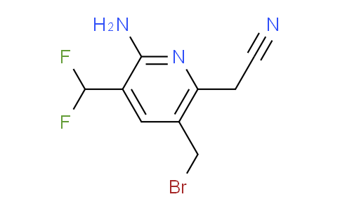 AM127987 | 1806888-57-2 | 2-Amino-5-(bromomethyl)-3-(difluoromethyl)pyridine-6-acetonitrile