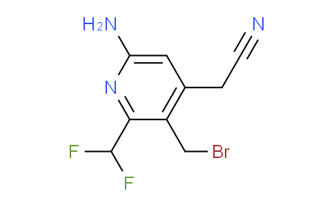 AM127990 | 1805338-22-0 | 6-Amino-3-(bromomethyl)-2-(difluoromethyl)pyridine-4-acetonitrile