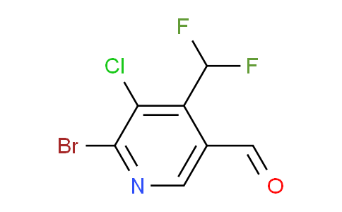 AM128003 | 1804656-31-2 | 2-Bromo-3-chloro-4-(difluoromethyl)pyridine-5-carboxaldehyde