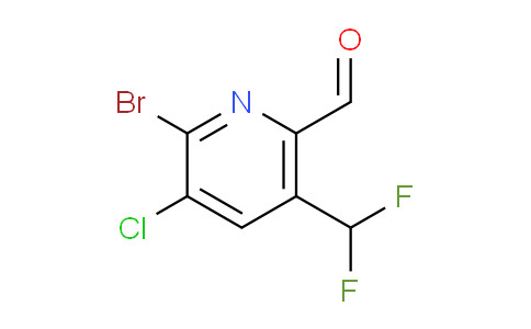 AM128004 | 1805395-26-9 | 2-Bromo-3-chloro-5-(difluoromethyl)pyridine-6-carboxaldehyde