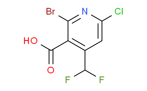 AM128005 | 1805231-45-1 | 2-Bromo-6-chloro-4-(difluoromethyl)pyridine-3-carboxylic acid