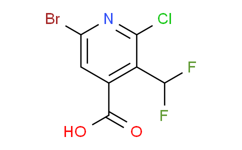 AM128007 | 1805356-32-4 | 6-Bromo-2-chloro-3-(difluoromethyl)pyridine-4-carboxylic acid