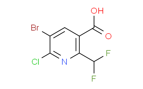 AM128013 | 1806969-35-6 | 3-Bromo-2-chloro-6-(difluoromethyl)pyridine-5-carboxylic acid