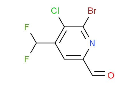 AM128015 | 1806920-20-6 | 2-Bromo-3-chloro-4-(difluoromethyl)pyridine-6-carboxaldehyde