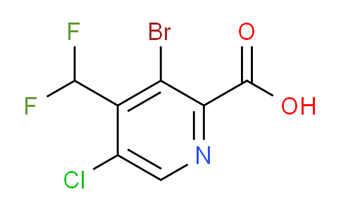 AM128019 | 1806047-27-7 | 3-Bromo-5-chloro-4-(difluoromethyl)pyridine-2-carboxylic acid
