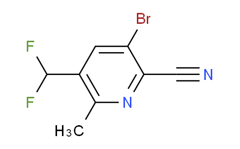 AM128021 | 1804660-85-2 | 3-Bromo-2-cyano-5-(difluoromethyl)-6-methylpyridine