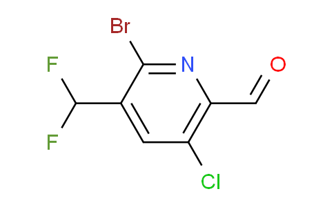 AM128026 | 1805169-31-6 | 2-Bromo-5-chloro-3-(difluoromethyl)pyridine-6-carboxaldehyde