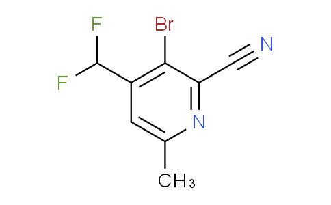 AM128031 | 1805231-24-6 | 3-Bromo-2-cyano-4-(difluoromethyl)-6-methylpyridine