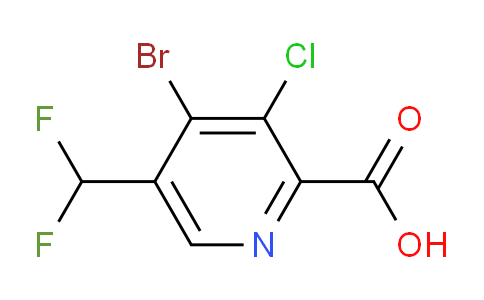 AM128032 | 1805170-15-3 | 4-Bromo-3-chloro-5-(difluoromethyl)pyridine-2-carboxylic acid