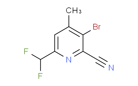 AM128033 | 1804846-14-7 | 3-Bromo-2-cyano-6-(difluoromethyl)-4-methylpyridine