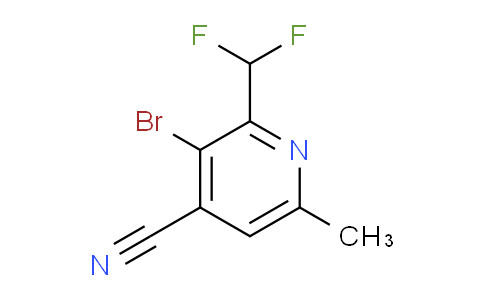 AM128034 | 1805358-74-0 | 3-Bromo-4-cyano-2-(difluoromethyl)-6-methylpyridine