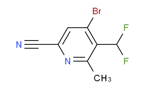 AM128037 | 1805231-49-5 | 4-Bromo-6-cyano-3-(difluoromethyl)-2-methylpyridine