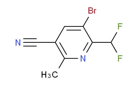 AM128038 | 1806921-87-8 | 3-Bromo-5-cyano-2-(difluoromethyl)-6-methylpyridine