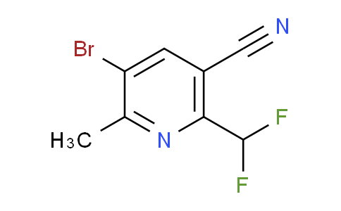 AM128039 | 1806921-93-6 | 3-Bromo-5-cyano-6-(difluoromethyl)-2-methylpyridine