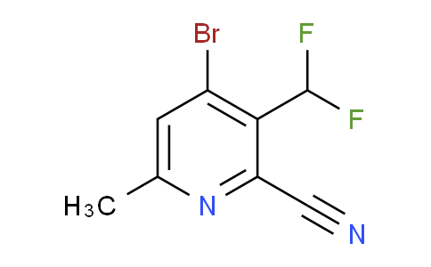 AM128043 | 1804846-42-1 | 4-Bromo-2-cyano-3-(difluoromethyl)-6-methylpyridine